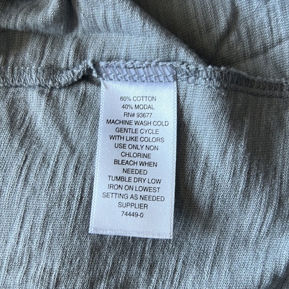 JCPenney, 0X lace up t-shirt - Picture 3 of 3